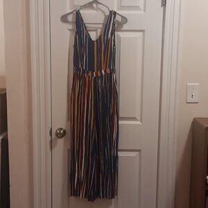 Modcloth Striped Jumpsuit